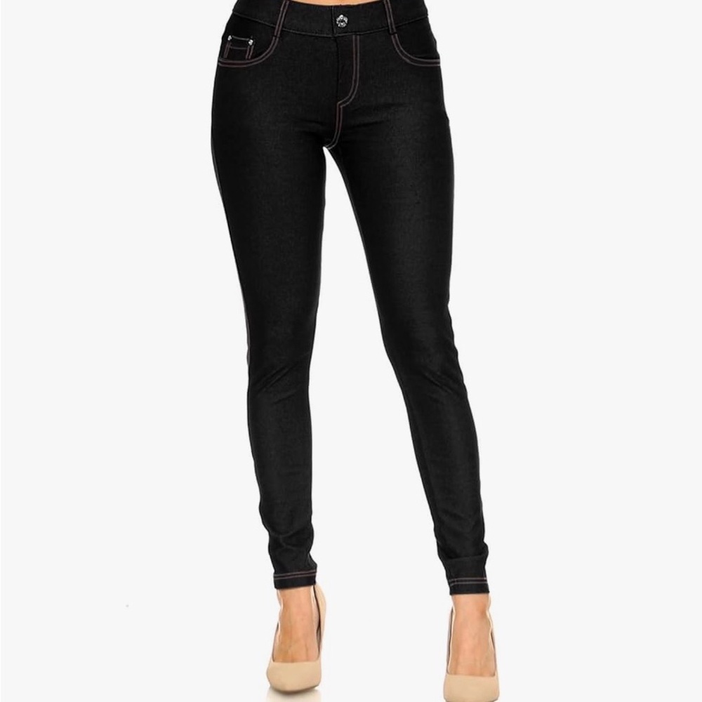 Yelete Women's Dark Skinny Jeans